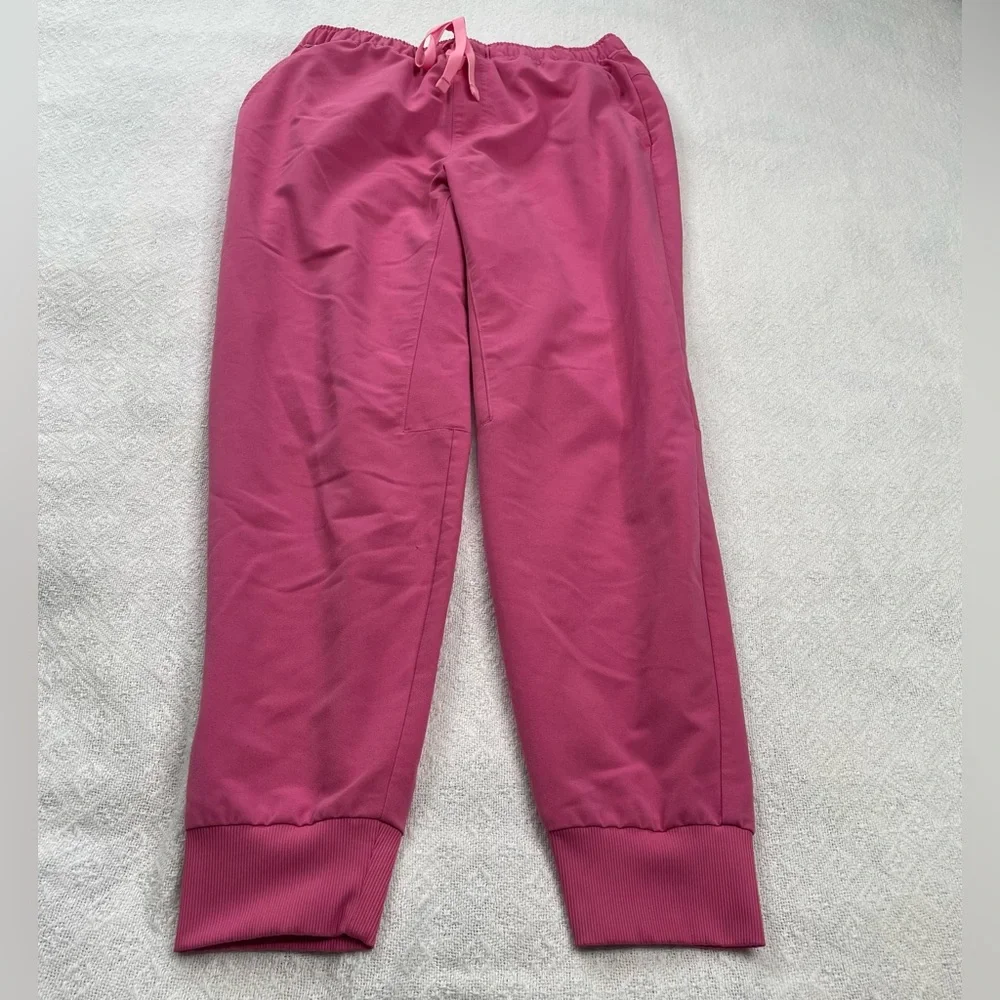 Figs Scrubs Technical Coll in Vibrant Pink~ Sz Small ~ Healthcare~Medical Staff